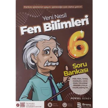 6.Sınıf Fen Bilimleri Soru Bankası Branş Akademi Yayınları