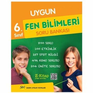 6. Sınıf Fen Bilimleri Spotlu Soru Bankası - Sadık Uygun Yayınları