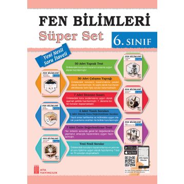 6. Sınıf Fen Bilimleri Süper Set Ata Yayıncılık