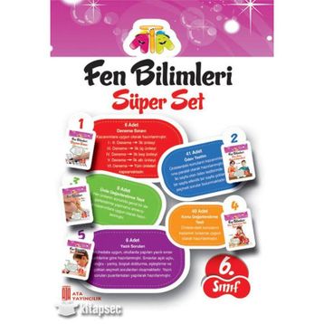 6. Sınıf Fen Bilimleri Süper Set Ata Yayıncılık