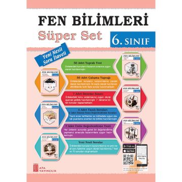 6. Sınıf Fen Bilimleri Süper Set Ata Yayınları