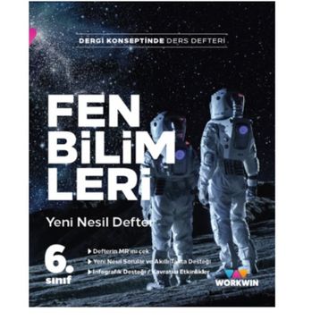 6. Sınıf Fen Bilimleri Yeni Nesil Defter-Workwin Plus Yayınları