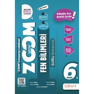 6. Sınıf Fen Bilimleri Yeni Zoom Soru Bankası