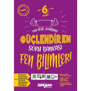 6.sınıf Güçlendiren Fen Bilimleri Soru Bankası - Ankara Yayıncılık