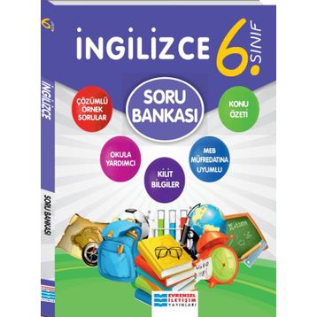 6.Sınıf İngilizce Soru Bankası Konu Özetli - Evrensel İletişim Yayınları