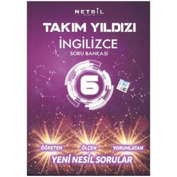 6.Sınıf İngilizce Takım Yıldızı Soru Bankası Netbil Yayınları