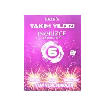 6.Sınıf İngilizce Takım Yıldızı Soru Bankası Netbil Yayınları