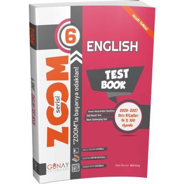 6. Sınıf İngilizce Zoom Soru Bankası-Günay Yayınları