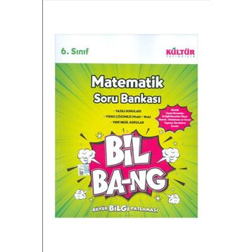 6. Sınıf Matematik Bil Bang Soru Bankası - Kültür Yayınları