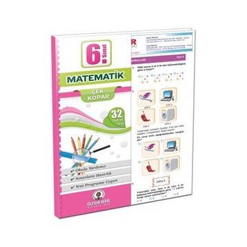 6. Sınıf Matematik Çek Kopar Yaprak Test - Özdebir Yayınları