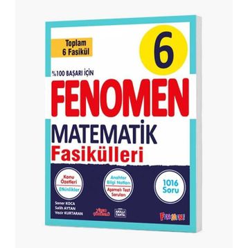6. Sınıf Matematik Fasikülleri Fenomen Kitap Yayınları