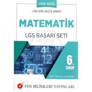 6. Sınıf Matematik LGS Başarı Seti-Fen Bilimleri Yayınları
