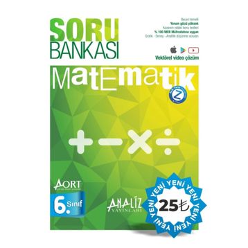6. Sınıf Matematik Soru Bankası - Analiz Yayınları