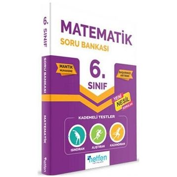 6. Sınıf Matematik Soru Bankası Netfen Yayınları