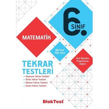 6. Sınıf Matematik Soru Bankası Tudem Yayınları