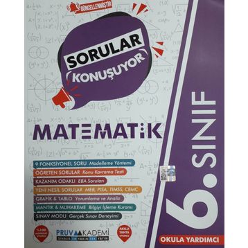 6. Sınıf Matematik Sorular Konuşuyor Soru Bankası-Pruva Akademi Yayınları