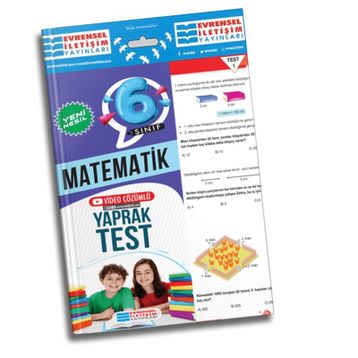 6. Sınıf Matematik Yeni Nesil Video Çözümlü Yaprak Test-Evrensel İletişim