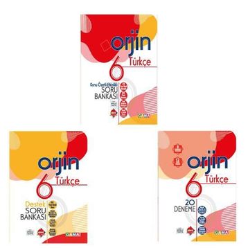 6. Sınıf Orjin Türkçe Konu Özetli Soru Bankası Gama Yayınları