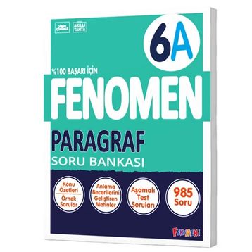 6. Sınıf Paragraf A Soru Bankası Fenomen Yayınları