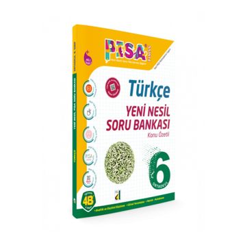 6. Sınıf PİSA 4B Türkçe Soru Bankası Damla Yayınevi