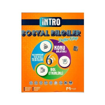 6. Sınıf Sosyal Bilgiler İntro Defter Kitap - Mozaik Yayınları