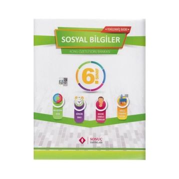 6.Sınıf Sosyal Bilgiler Konu Özetli Soru Bankası Seti Sonuç Yayınları