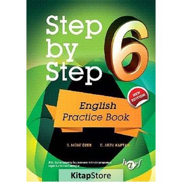 6. Sınıf Step by Step English Practice Book S. Müge Özer Harf Eğitim Yayıncılığı