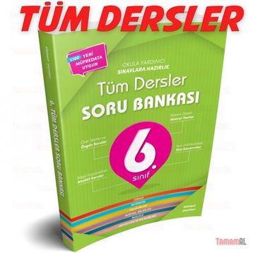 6.Sınıf Tüm Dersler Soru Bankası Türkçe Matematik Fen Sos Din İng