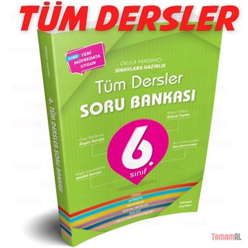 6.Sınıf Tüm Dersler Soru Bankası Türkçe Matematik Fen Sos Din İng