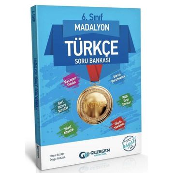 6. Sınıf Türkçe Madalyon Soru Bankası-Gezegen Yayınları