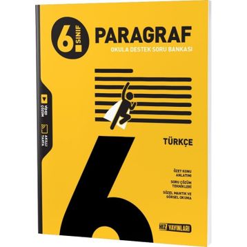 6. Sınıf Türkçe Paragraf 2023 Soru Bankası - Hız Yayınları