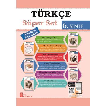 6. Sınıf Türkçe Süper Set Ata Yayınları