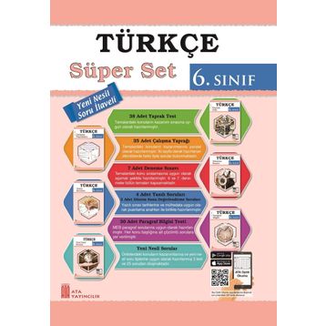 6. Sınıf Türkçe Süper Set Ata Yayınları