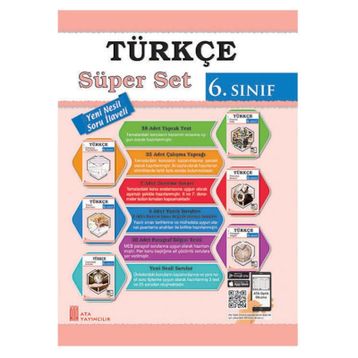 6. Sınıf Türkçe Süper Set Ata Yayınları