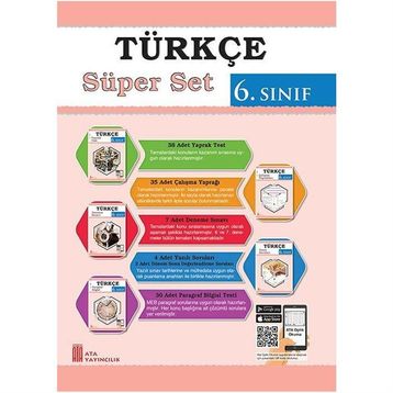 6. Sınıf Türkçe Süper Set Ata Yayınları