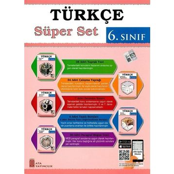 6. Sınıf Türkçe Süper Set Ata Yayınları