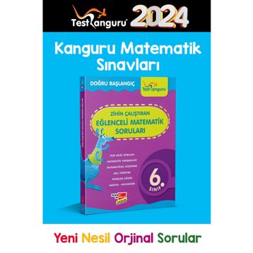 6. Sınıf Zihin Çalıştıran Eğlenceli Kanguru Matematik Soruları Dikkat Atölyesi Yayınları