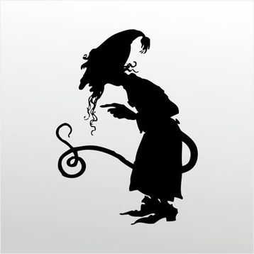 60 cm Cadı Folyo Sticker