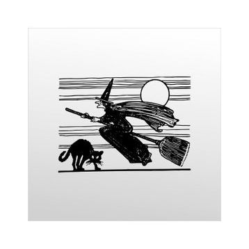 60 cm Cadı Folyo Sticker