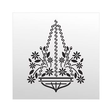 60 cm Çiçek Deseni Folyo Sticker