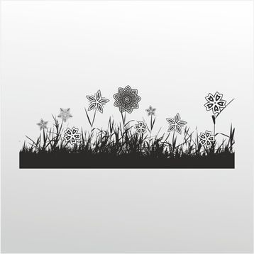 60 cm Çiçek Folyo Sticker