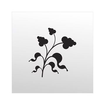 60 cm Çiçek Folyo Sticker