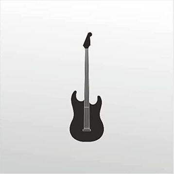 60 cm Elektro Gitar Folyo Sticker