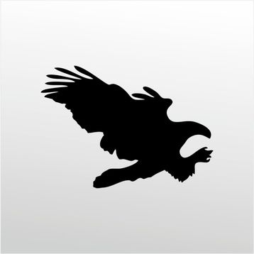 60 cm Kartal Folyo Sticker