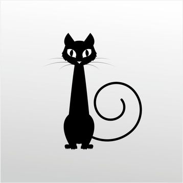60 cm Kedi Folyo Sticker