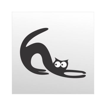60 cm Kedi Folyo Sticker