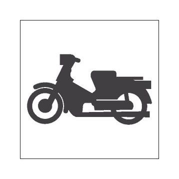 60 cm Motorsiklet Folyo Sticker