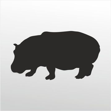 60 cm Su Aygırı Folyo Sticker