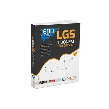 600 Soruda 8. Sınıf LGS 1. Dönem Tüm Dersler Soru Bankası - Çanta Yayınları