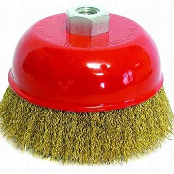 65 mm Dalgalı Telli Vidalı Çanak Fırça